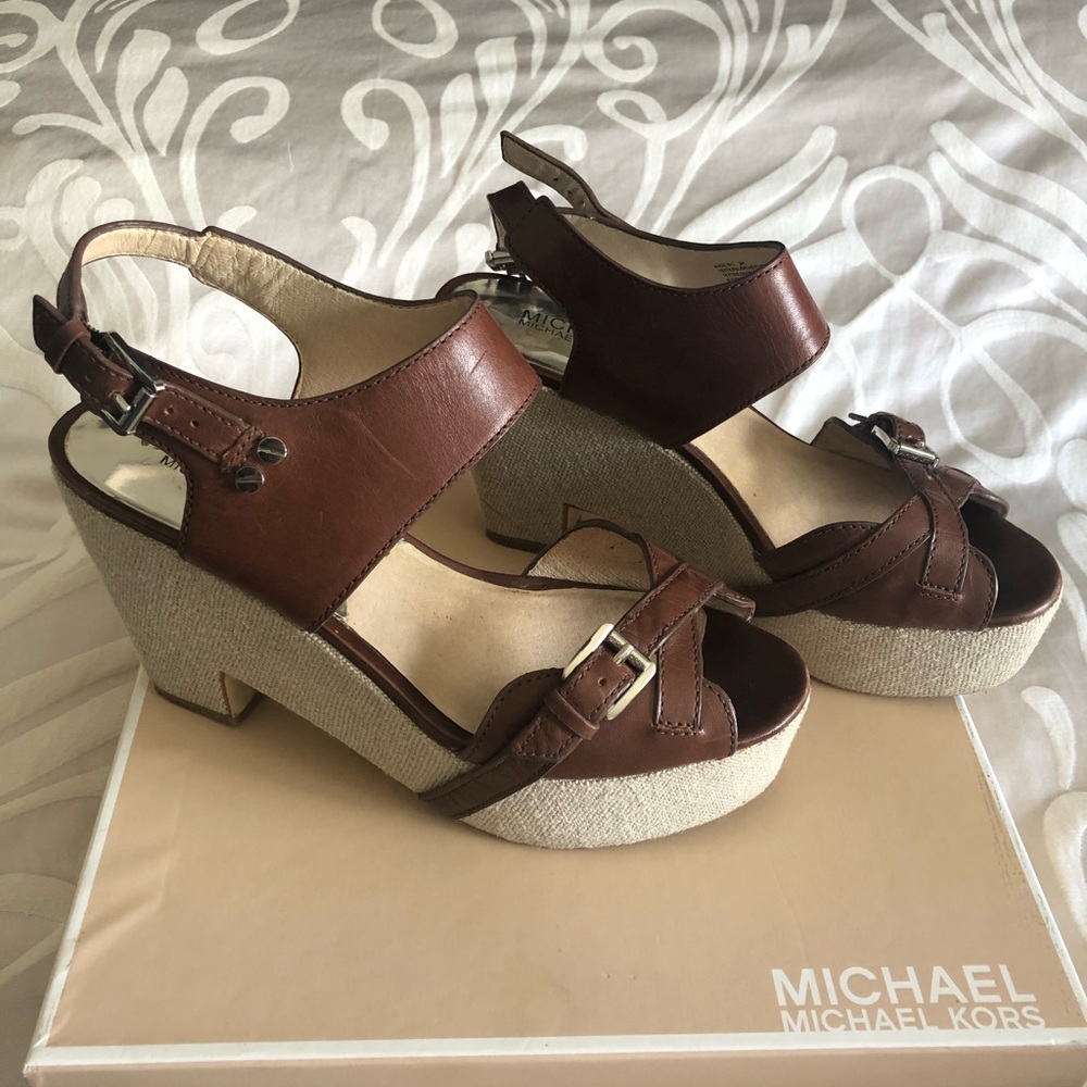 Michael Kors Leather heeled sandals